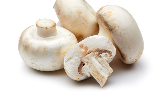 A small pile of button mushrooms