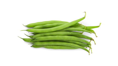 A bunch of fresh green beans